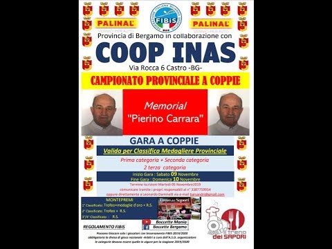 Campionato Provinciale a Coppie 2019/2020