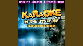 Love and Negotiation (In the Style of Carolyn Dawn Johnson) (Karaoke Version)