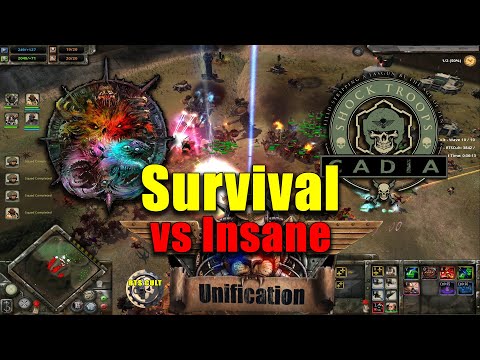 Humanity Holds the Line Imperial Guard vs 4,096 Chaos Daemons DoW #unificationmod #warhammer40k #dow