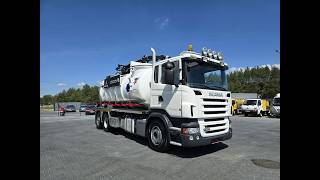 Camion de vidange Scania Saugbagger Larsen FlexVac 311 Vacuum suction loader | Image 4 - Autoline