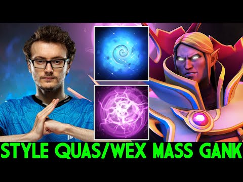 MIRACLE [Invoker] Quas/Wex Mass Gank Perfect Pro Plays Dota 2