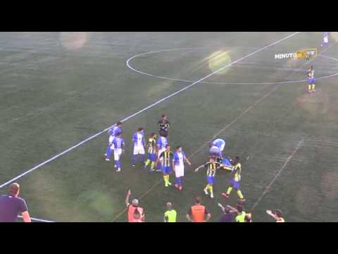 AGRESSÕES NO DERBI DE GAIA - NUNO LOPES EXPULSA GEORGE E PEREIRA
