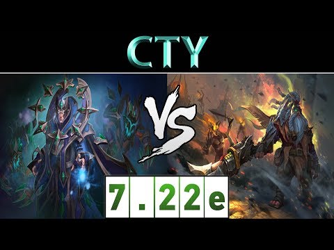 CTY [Invoker] vs [Sniper] ► China Ranked ► Dota 2 7.22e