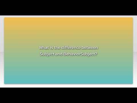 What is the difference between Subject and BehaviorSubject?