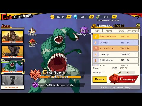 One Punch Man - The Strongest | Best LineUP & Position To Beat Groribas Boss Challenge!