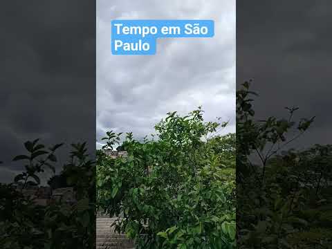 OLHA SO COMO ESTÁ O TEMPO EM SÃO PAULO... #alerta #chuvas #clima