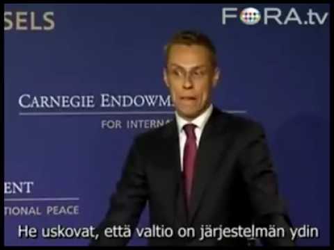 Alexander Stubbin ns. Liittovaltiopuhe 2008