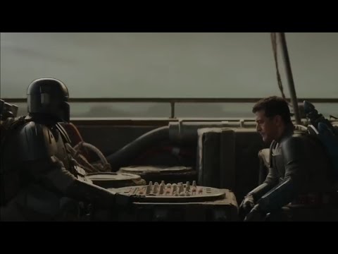The Mandalorian 3x07 - Paz Vizsla Vs Steve Woves Fight Scene | Season 3 Episode 7 (S03E07)