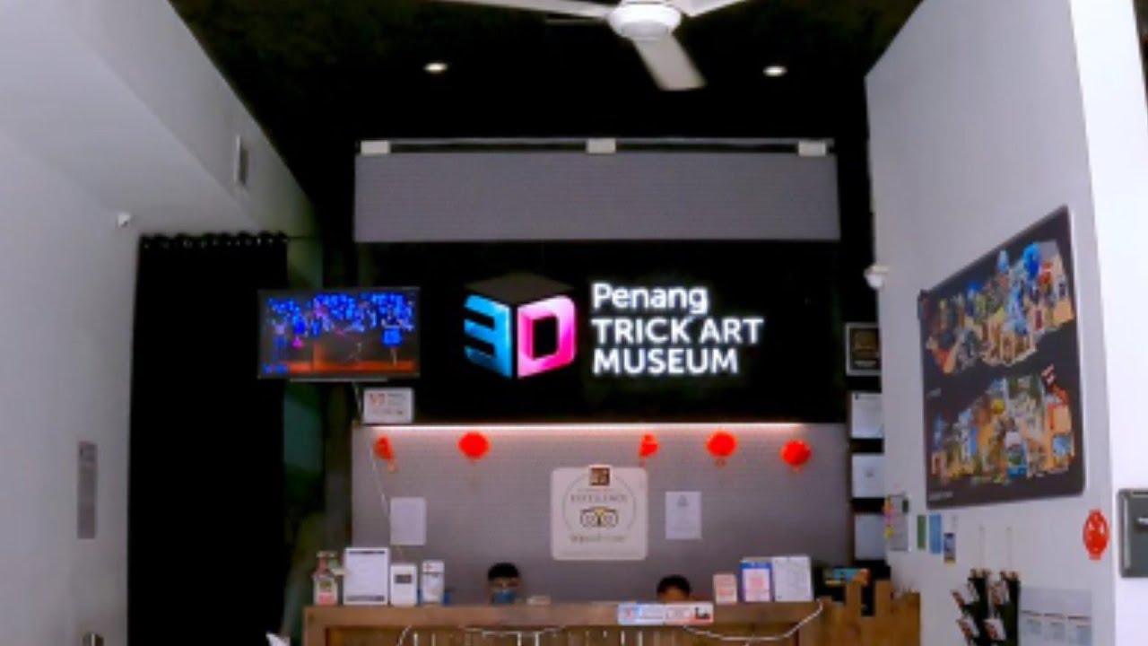 Embark on a captivating virtual tour of Penang's 3D Trick Art Museum!