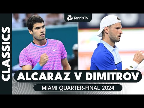 When Dimitrov Went GOD MODE vs Alcaraz 😱 | Miami 2024 Highlights
