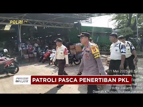 PRESISI UPDATE: PATROLI PASCA PENERTIBAN PKL PASAR KRMAT JATI 11/05/2025 21.00