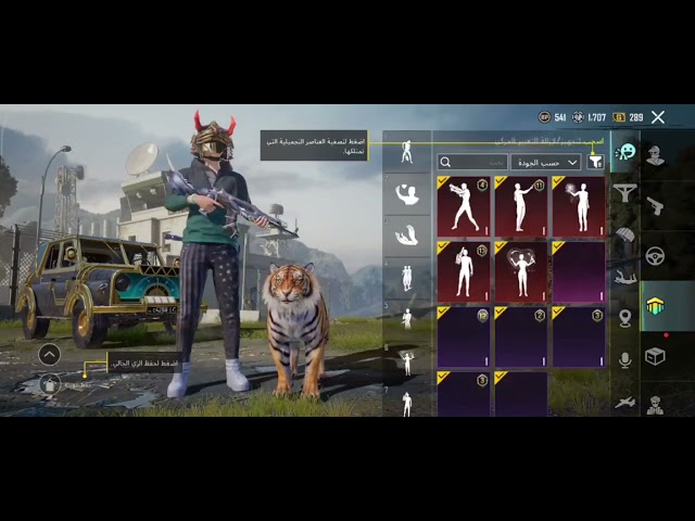 حساب ببجي عالمية كل مسج