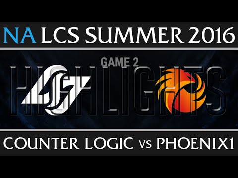 CLG vs Phoenix 1 Highlights, Game 2 NA LCS Week 6 Day 3 Summer 2016 - CLG vs P1 G2