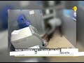 Bank robbery caught on camera