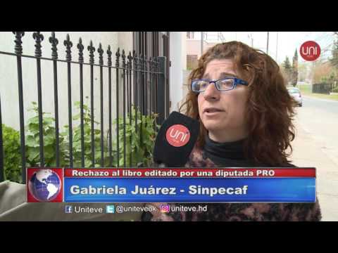 Rechazo al libro editado por una diputada PRO