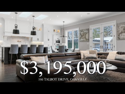 $3,195,000 - Meticulously designed with unparalleled craftsmanship - 166 Talbot Drive, Oakville
