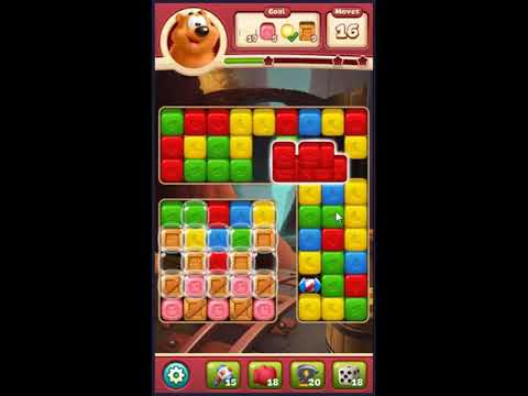 Toon Blast Level 989 - NO BOOSTERS 🐻🐺🐱 | SKILLGAMING ✔️