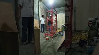 PEMBUATAN RAK MINIMARKET BESI SIKU