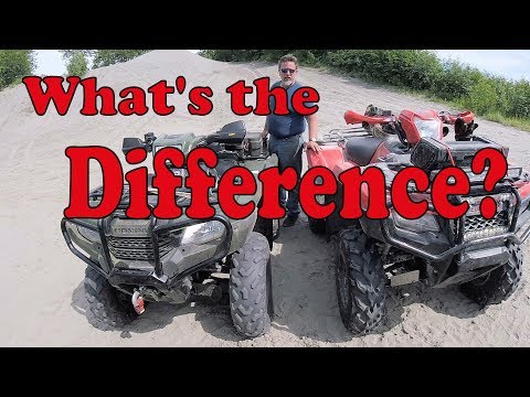 178. Honda Foreman 500 VS Honda Rubicon 500 - What's Different - Broknex