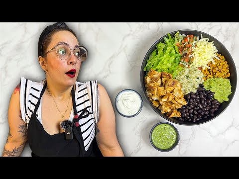 Me prepararé un Burrito BOWL MEXICANO