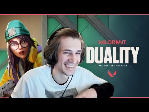 xQc Reacts to DUALITY // Official Lore Cinematic - VALORANT