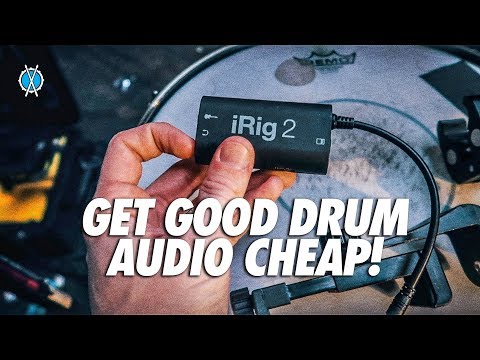 Get Great Drum Audio Cheap! // iRig + You In Ear mix