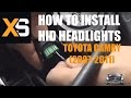 DIY HID Xenon Install: Toyota Camry 2007-2011+ ...