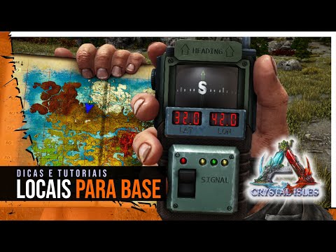 LOCAIS para BASE Crystal Isles Base Location Ark