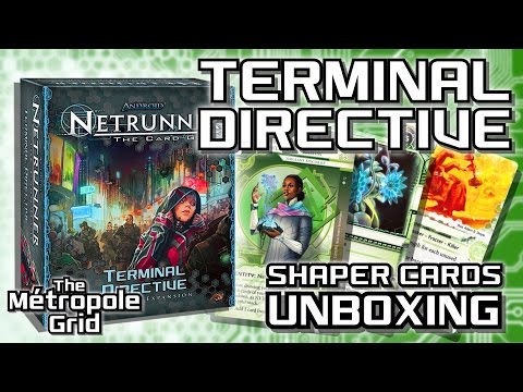 Netrunner Unboxing: Terminal Directive - Shaper Cards