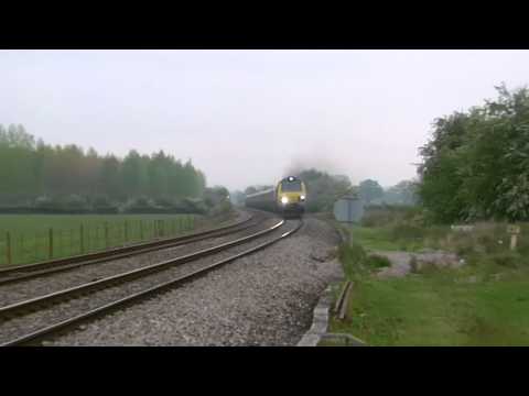 Pure thrash + clag from 70006 on 6Z15 Portbury - Crewe Basford Hall at Moreton on Lugg