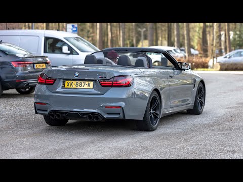 BMW M4 F83 Convertible w/ Akrapovic Exhaust - LOUD Revs & Accelerations !