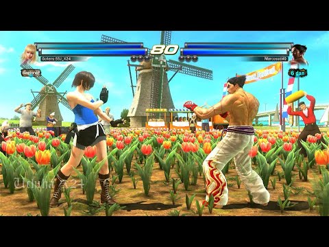 L7 Jill Valentine y Ashley Graham vs Kasuya y Armor King - Tekken Tag 2 ( Uchiha x24 ) Gameplay PS3