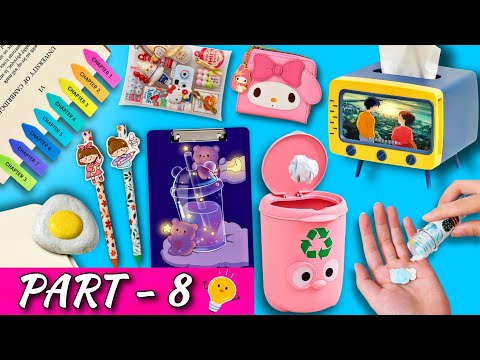 Useful & Cutest School Supplies  (10 DIYs) with JUGAAD💡