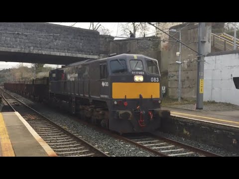 IE 071 Class GM (083) Passing Through Malahide Station