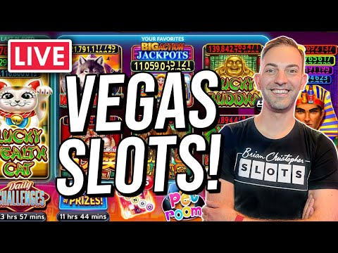 LIVE VEGAS SLOTS at the Casino - YouTube