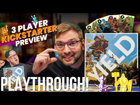 Yield - Battle for Oshra 3 Player Board Game Playthrough!