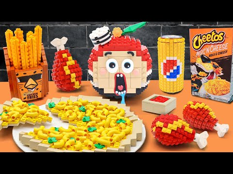 [2 HOURS] PRISON Cheetos LEGO FOOD! | Best of LEGO Food Compilation | Lego Friends Challenge