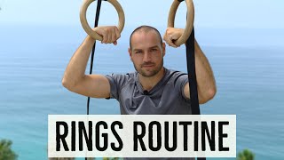 Rings-Oriented Bodyweight Training Routine by Antranik