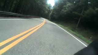 preview picture of video 'Riding West Virginia Hwy. 20 North of Holly River St. Park - Part 1'