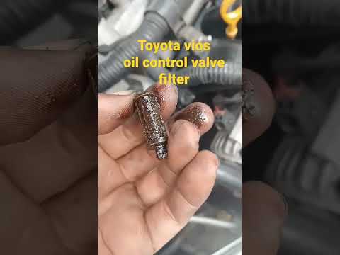Toyota vios oil control valve filter dirty