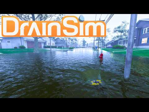 Saving The City, One Drain At A Time! | Drain Sim | First Look