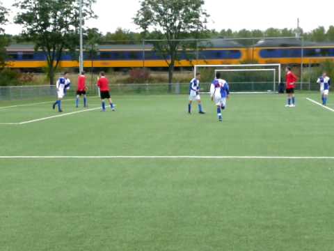 Diemen B1- Waterwijk B1 zondag 11-okt-2009