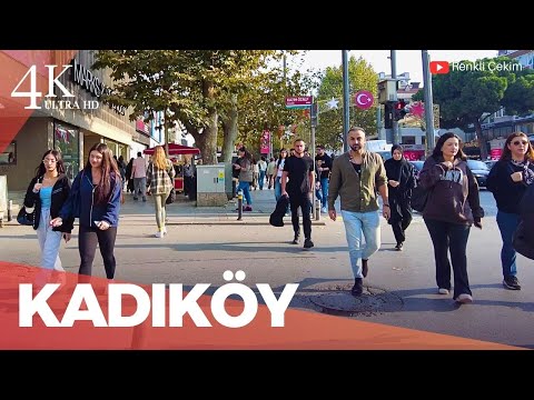 4K Kadıköy Bağdat Street Walking Tour | Türkiye 2025