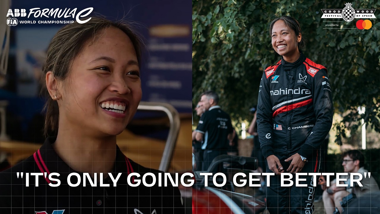 Chloe Chambers On Signing With Mahindra & Her First Time At Goodwood | Formula E