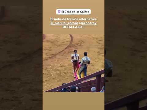 CÓRDOBA 2025 -Corrida 25/05/25 | Brindis de Manuel Román a Roca Rey el toro de su alternativa