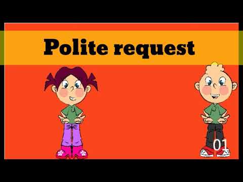 How to make polite requests/ how to offer