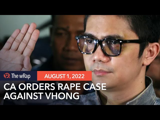 CA directs DOJ to file rape case against Vhong Navarro, DOJ abides