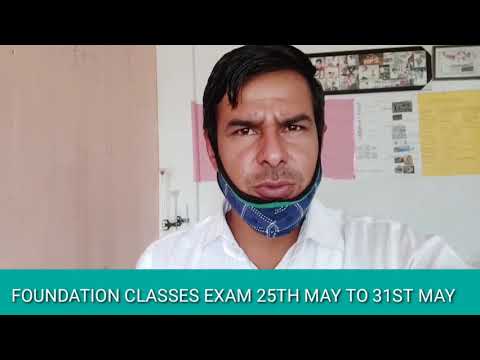 Important Information for Foundation students must watch till end