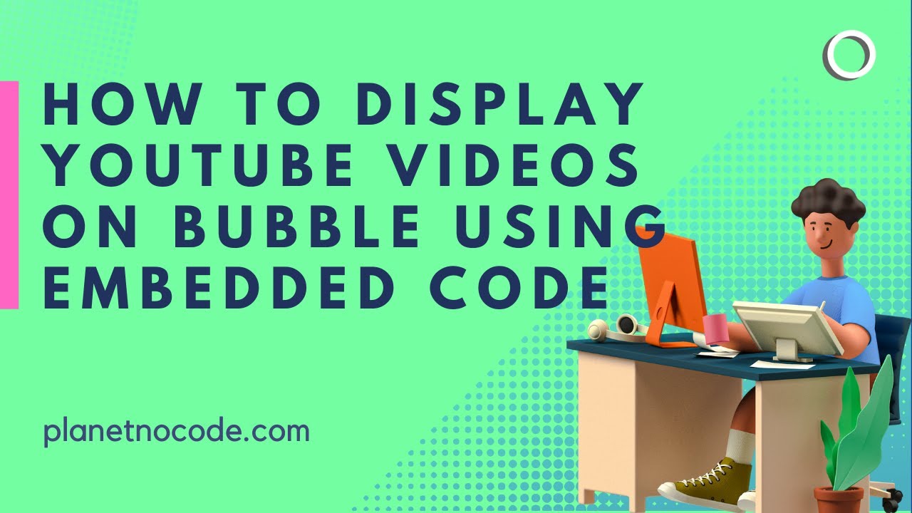 How to embed YouTube videos on Bubble.io using embed code thumbnail