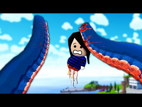 Giant Tentacle Monster EATS People - Tentacular VR Gameplay